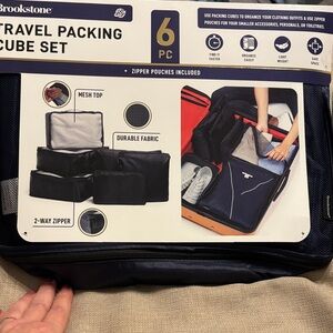Brookstone 6 PC Travel Packing Cube Set